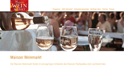 Desktop Screenshot of mainzer-weinmarkt.de