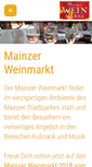 Mobile Screenshot of mainzer-weinmarkt.de